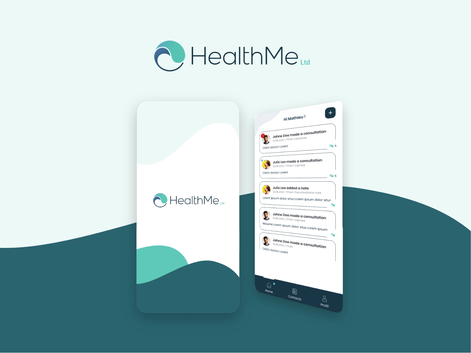 Création HealthMe